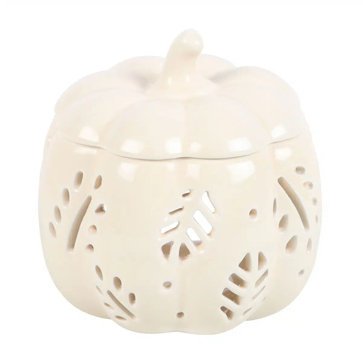 Off White Autumn Leaves Pumpkin Oil/Wax Melt Burner