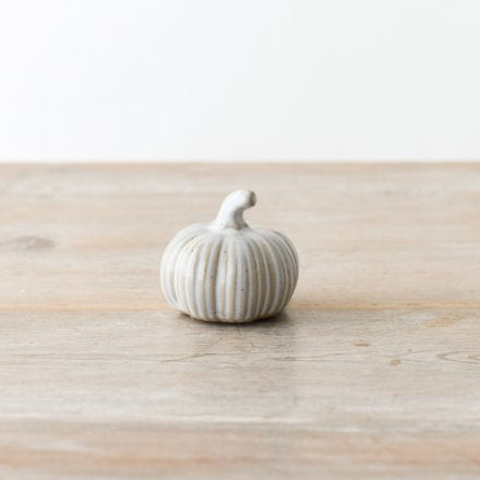 REACTIVE GLAZED PUMPKIN ORNAMENT 5.5CM